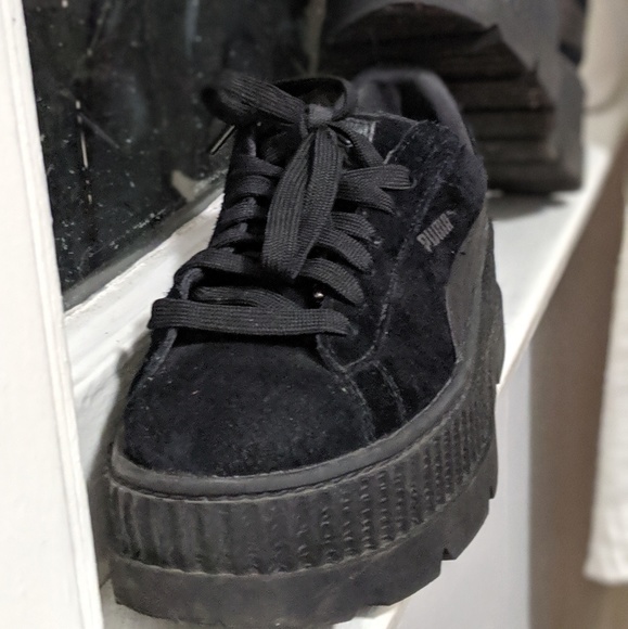fenty x puma platform sneakers